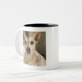 Custom Pet Photo Mok – Gepersonaliseerde hond of k (Voorkant links)