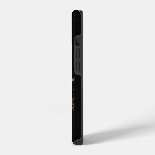 Custom Pet Photo & Name Phone Case – Modern Design iPhone Hoesje (Linkerkant)