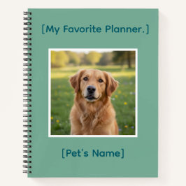 Custom Pet Photo Notebook | Personalized Planner Notitieboek