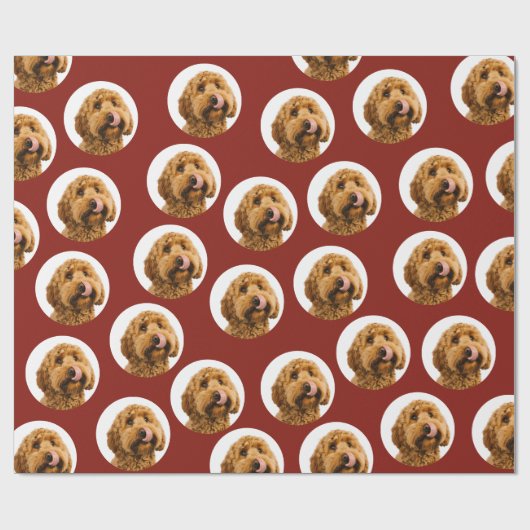 Custom Pet Photo | Personalized Cadeaupapier (Vlak)