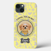 Custom Pet Photo Phone Case – "Koffie, thee of mij (Achterkant)