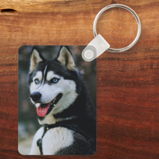 Custom Pet Photo Sleutelhanger (Achterkant)