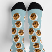 Custom Pet Photo Socks | Personalized Dog Face Sokken (Top)