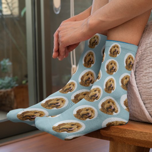 Custom Pet Photo Socks | Personalized Dog Face Sokken