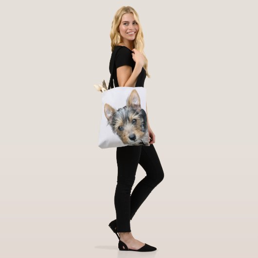 Custom Pet Photo Tote Bag (Op model)