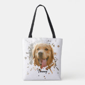 Custom Pet Photo Tote — Personalized Double-Sided  Bag (Achterkant)