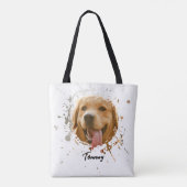 Custom Pet Photo Tote — Personalized Double-Sided  Tote Bag (Achterkant)