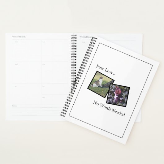 Custom Pet Planner Notebook (Display)
