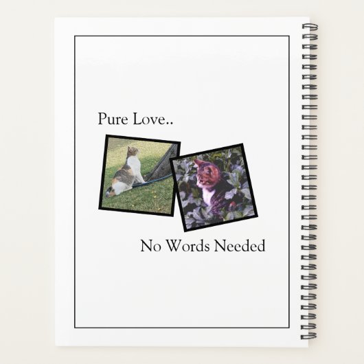Custom Pet Planner Notebook (Achterkant)