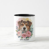 Custom Pet Portrait Mok – Gepersonaliseerde hond o (Midden)