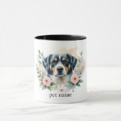 Custom Pet Portrait Mok – Gepersonaliseerde hond o (Midden)