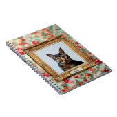 Custom Pet Portrait Notebook – Your Cat in a Frame Notitieboek (Rechterzijde)