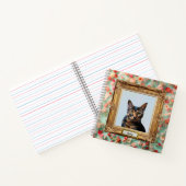 Custom Pet Portrait Notebook – Your Cat in a Frame Notitieboek (Binnen)