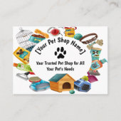 Custom Pet Shop Visitekaartje (Voorkant)