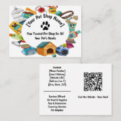 Custom Pet Shop Visitekaartje (Voorkant / Achterkant)