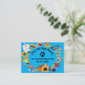 Custom Pet Shop Visitekaartje (Staand voorkant)