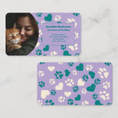 Custom Pet Sitter Visitekaartje met Foto (Voorkant / Achterkant)