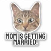 Custom Pet Sticker Cat Face Stickers (Voorkant)