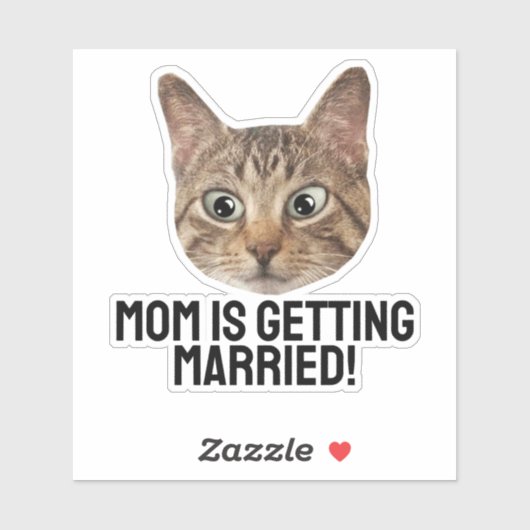 Custom Pet Sticker Cat Face Stickers (Vel)