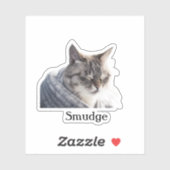 Custom Pet Sticker, Custom Dog Sticker, Custom Cat Sticker (Vel)