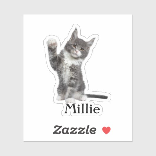 Custom Pet Sticker, Custom Dog Sticker, Custom Cat Sticker (Vel)