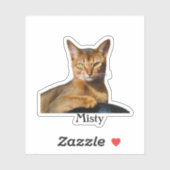 Custom Pet Sticker, Custom Dog Sticker, Custom Cat Sticker (Vel)