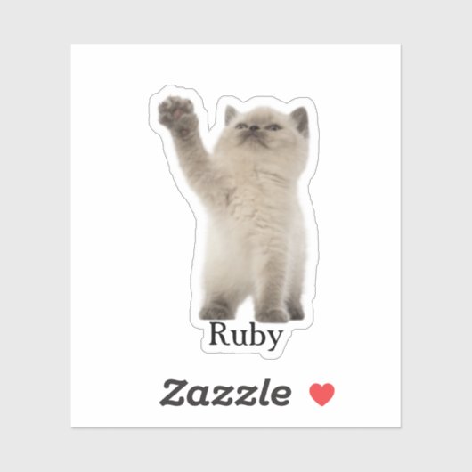 Custom Pet Sticker, Custom Dog Sticker, Custom Cat Sticker (Vel)