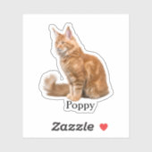 Custom Pet Sticker, Custom Dog Sticker, Custom Cat Sticker (Vel)