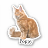 Custom Pet Sticker, Custom Dog Sticker, Custom Cat Sticker (Voorkant)