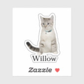 Custom Pet Sticker, Custom Dog Sticker, Custom Cat Sticker (Vel)