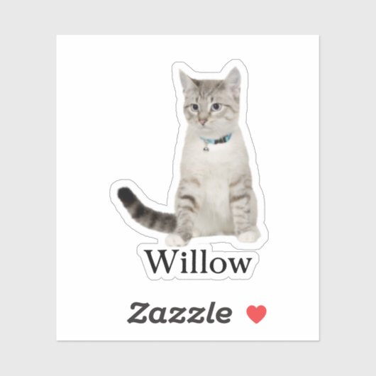 Custom Pet Sticker, Custom Dog Sticker, Custom Cat Sticker (Vel)