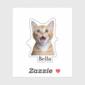 Custom Pet Sticker, Custom Dog Sticker, Custom Cat Sticker (Vel)