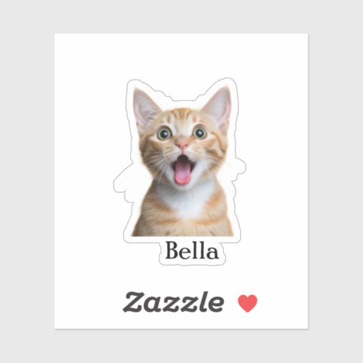 Custom Pet Sticker, Custom Dog Sticker, Custom Cat Sticker (Vel)