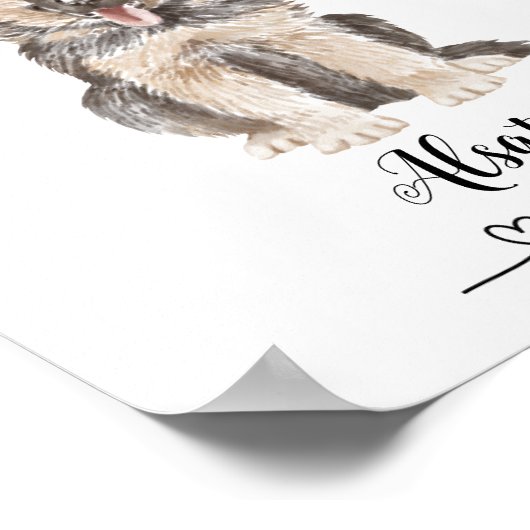 Custom Pet Wall Art Poster (Hoek)