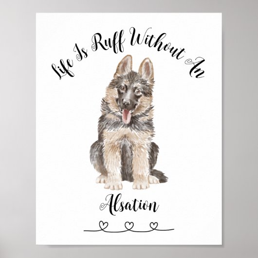 Custom Pet Wall Art Poster (Voorkant)