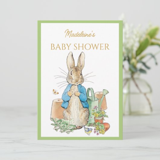 Custom Peter het konijn Kaart (Staand voorkant)