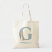 Custom Peter Rabbit - Letter G Canvas tas (Voorkant)