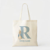 Custom Peter Rabbit - Letter R Canvas tas (Voorkant)
