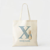 Custom Peter Rabbit - Letter X Canvas tas (Voorkant)