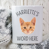 Custom Pet's Cat Dog Face Dad Mama Verjaardagsfees Mok