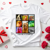 Custom Pet's Version Gepersonaliseerde Hond Kat Bo T-shirt
