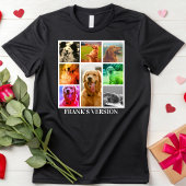 Custom Pet's Version Gepersonaliseerde Hond Kat Bo T-shirt