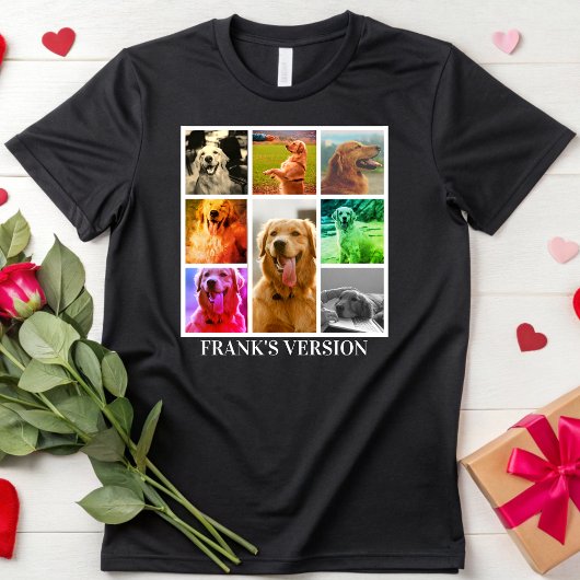 Custom Pet's Version Gepersonaliseerde Hond Kat Bo T-shirt