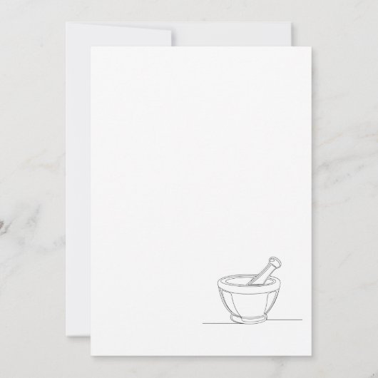 Custom Pharmacy Appreciation Week Kaart (Achterkant)