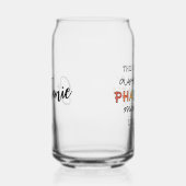 Custom Pharmacy Manager Geweldige Funny Blikvorm Glas (Rechts)