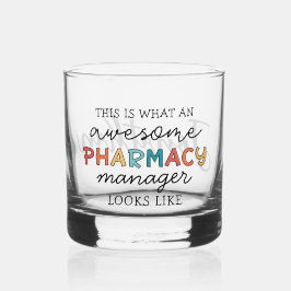 Custom Pharmacy Manager Geweldige Funny Whisky Glas