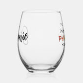 Custom Pharmacy Manager Geweldige Funny Wijnglas Zonder Voet (Rechts)