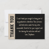 Custom PharmD Doctor of Pharmacy Graduation Party Bedankkaart (Achterkant)