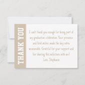 Custom PharmD Doctor of Pharmacy Graduation Party Bedankkaart (Achterkant)