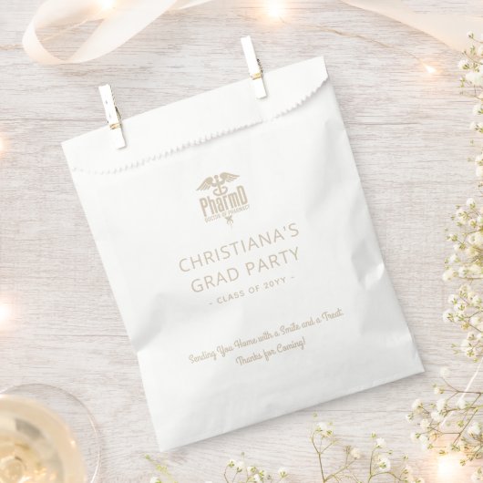 Custom PharmD Doctor of Pharmacy Graduation Party Bedankzakje (Geknipt)